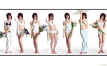 women susan coffey white flowers redheads 1920x1200 wallpaper 